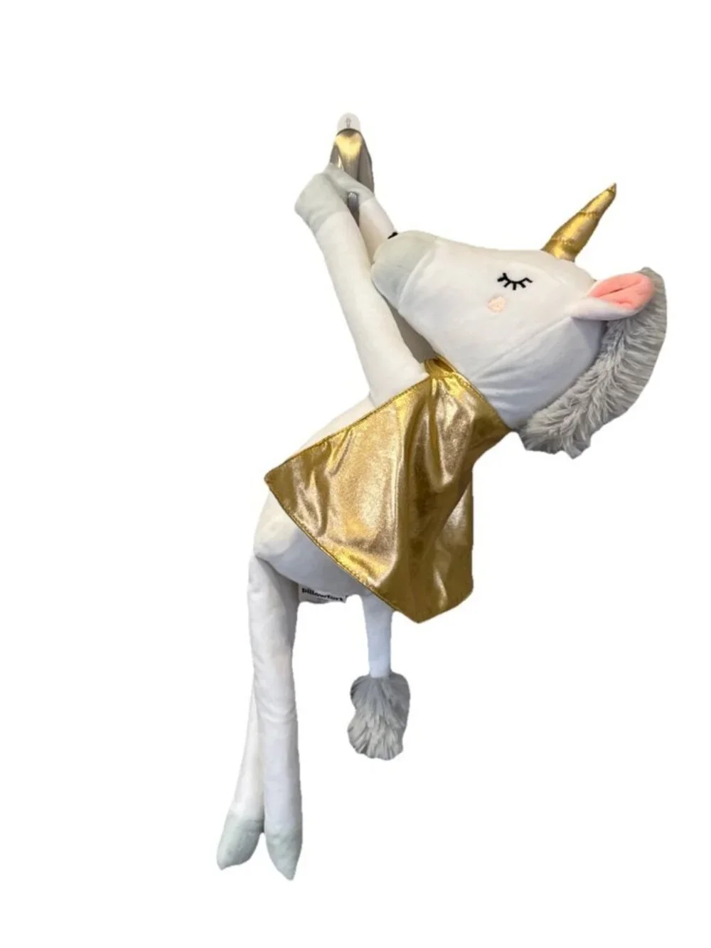 2018 Target Pillowfort UNICORN Plush Stuffed Animal Pillow Gold Horn & Cape